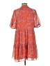 CeCe 100% Polyester Paisley Orange Casual Dress Size L - photo 2