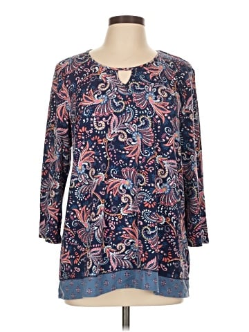 Ellen Tracy 3/4 Sleeve Blouse (view 1)