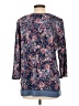 Ellen Tracy Blue 3/4 Sleeve Blouse Size L - photo 2