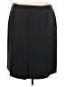 Emanuel Emanuel Ungaro 100% Polyester Solid Black Casual Skirt Size 24W - photo 2
