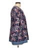 Ellen Tracy Blue 3/4 Sleeve Blouse Size L - photo 4