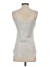 Garnet Hill 100% Silk Silver Sleeveless Silk Top Size 0 - photo 2