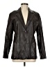 Margaret Godfrey 100% Leather Brown Blazer Size 6 - photo 1