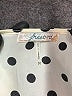 Freebird 100% Polyester Polka Dots White Cocktail Dress Size M - photo 7