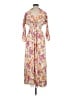 WAYF 100% Rayon Tan Casual Dress Size M - photo 1