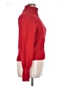Free Assembly 100% Cotton Solid Red Turtleneck Sweater Size XL - photo 4