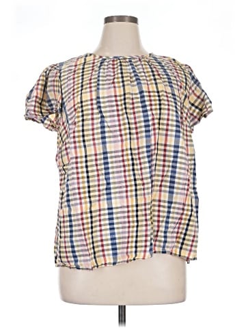 St. John's Bay Short Sleeve Blouse (view 1)