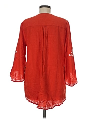 Karen Kane 3/4 Sleeve Blouse (view 2)