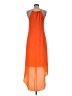 Old Navy 100% Polyester Color Block Orange Casual Dress Size M - photo 2