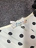 Freebird 0100% Polyester Polka Dots Ivory Casual Dress Size L - photo 7