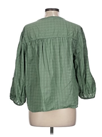 Old Navy 3/4 Sleeve Button-Down Shirt (view 2)