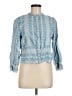 Zara Blue 3/4 Sleeve Blouse Size M - photo 1