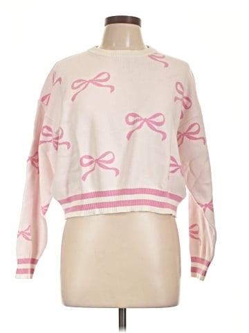 Orange Kiss Pullover Sweater (view 1)