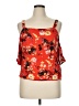 Just Fab 100% Rayon Red Tank Top Size XL - photo 1