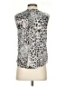 Generation Love 100% Silk Silver Sleeveless Silk Top Size S - photo 2