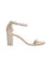 Stuart Weitzman Silver Sandals Size 8 1/2 - photo 1