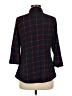 Eden & Olivia Plaid Black 3/4 Sleeve Blouse Size M - photo 2