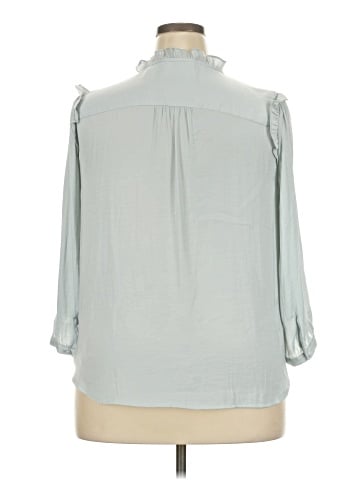 LC Lauren Conrad 3/4 Sleeve Blouse (view 2)
