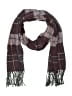 Betmar Plaid Burgundy Scarf One size - photo 1