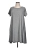 Old Navy Solid Gray Casual Dress Size L - photo 1