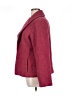 Eileen Fisher Tweed Burgundy Wool Blazer Size XL - photo 5