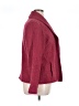 Eileen Fisher Tweed Burgundy Wool Blazer Size XL - photo 4