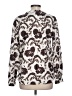 Talbots Paisley Ivory Long Sleeve Blouse Size L - photo 2