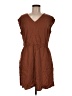 Universal Thread 100% Lyocell Solid Brown Casual Dress Size M - photo 1