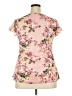 Assorted Brands Pink Short Sleeve Blouse Size XXL - photo 2