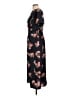 Sugar Lips 100% Polyester Floral Black Casual Dress Size L - photo 5