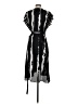 H By Halston 100% Polyester Print Black Cocktail Dress Size S - photo 2