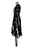 H By Halston 100% Polyester Print Black Cocktail Dress Size S - photo 5