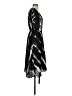 H By Halston 100% Polyester Print Black Cocktail Dress Size S - photo 4