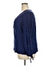 Jessica Simpson 100% Viscose Polka Dots Blue Long Sleeve Blouse Size 2X - photo 5