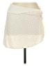 Unbranded Solid Ivory Casual Skirt Size L - photo 1