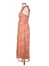 Lush 100% Polyester Hearts Orange Casual Dress Size S - photo 5