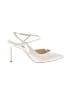 Nine West 100% Leather Ivory Heels Size 8 1/2 - photo 1