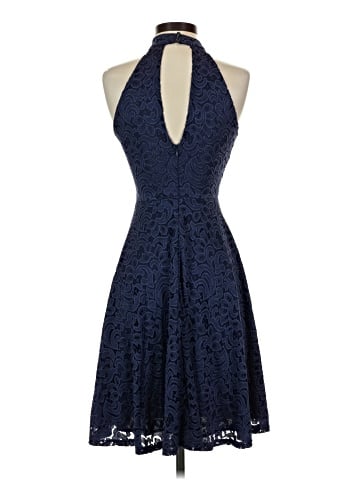 Aqua Cocktail Dress (view 2)