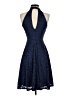 Aqua 100% Polyester Blue Cocktail Dress Size S - photo 2