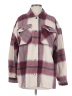 HFX Plaid Burgundy Coat Size S - photo 1