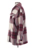 HFX Plaid Burgundy Coat Size S - photo 5
