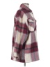 HFX Plaid Burgundy Coat Size S - photo 4