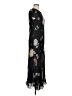 Karin Stevens 100% Polyester Floral Black Casual Dress Size 8 - photo 4