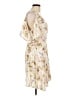 Angie 100% Rayon Floral Ivory Cocktail Dress Size L - photo 4