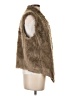 Express Brown Faux Fur Vest Size 0 - photo 4