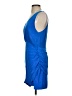 Madison Marcus 100% Silk Solid Blue Cocktail Dress Size S - photo 5