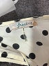 Freebird 100% Polyester Polka Dots White Cocktail Dress Size M - photo 7