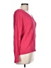 Talbots 100% Pima Cotton Pink Pullover Sweater Size L - photo 4