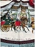 Hermès 100% Silk Gold Red Silk L'Hiver en Poste 90cm Scarf One size - photo 7