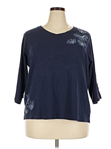 D&Co. 3/4 Sleeve Top (view 1)